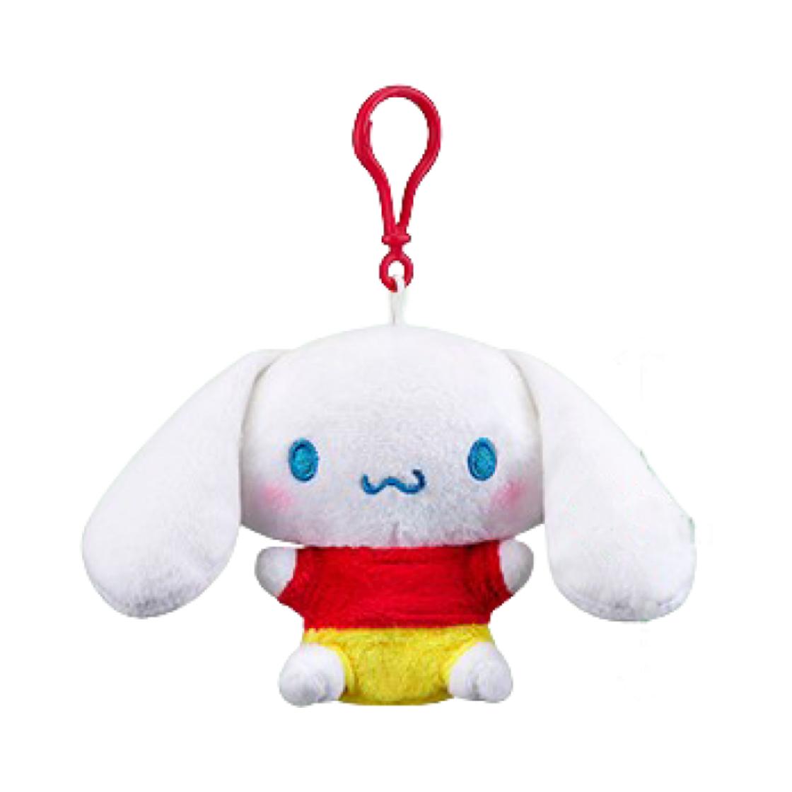 Sanrio x Ediya Coffee x Crayon Shin-chan Doll Keyring Cinnamoroll ONE SIZE