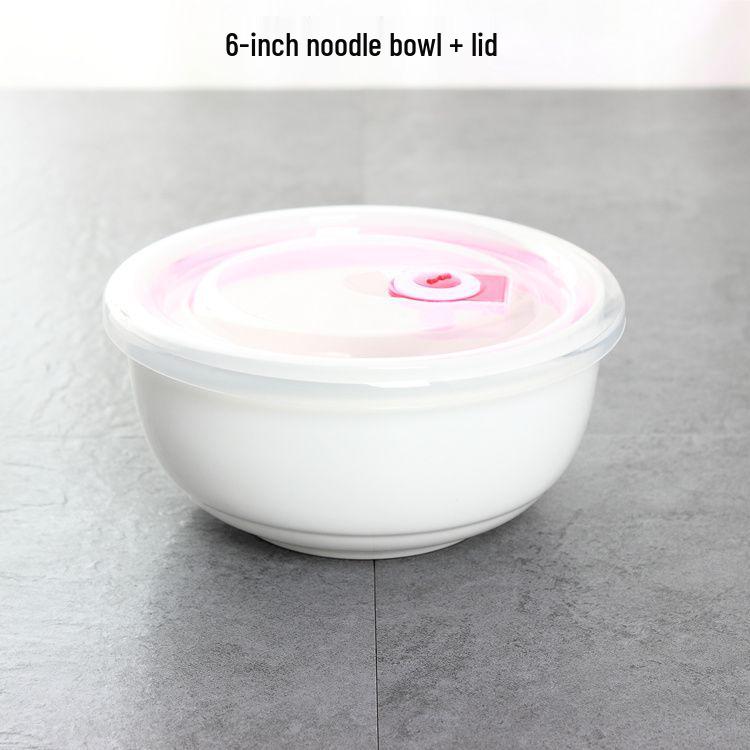 Japanese Ceramic Noodle & Soup Bowl - Large, Korean Style, Ideal for Couples & Students, Perfect Home Tableware.