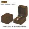 Watch Box Fashion Velvet Round Corner Smartwatch Clock Storage Case Jewelry Accessories Business Packaging Boxes