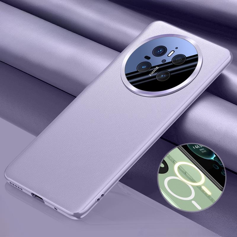 Huawei Mate70 Phone Case Magnetic Lens Full Package M70pro Anti-drop Business HUAWEI Leather Case