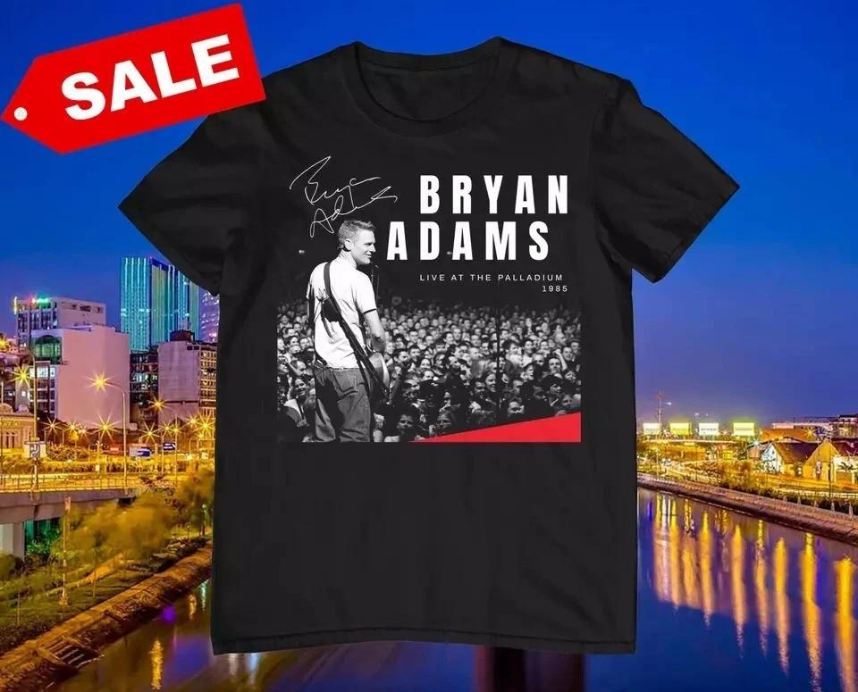 Bryan Adams Cotton Black Full Size Unisex T-Shirt Unisex T-Shirt M