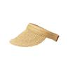 Spring and Summer New Hand-woven Raffia Empty Top Hat Outdoor Cycling Travel Sunscreen Sunshade Straw Duck Tongue Empty Top Hat