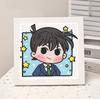 High-End Diamond Painting Diy Van Gogh Starry Sky Cat Creative Handmade Toy Table Decoration Diamond Painting With Frame