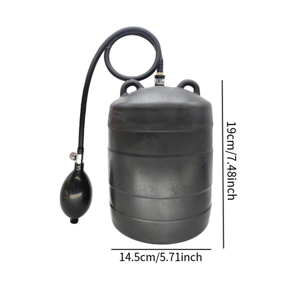 Fit 50 75 110 160 200mm Pipe Natural Rubber Drain Air Bag Inflatable Bung Stop Plug Block Sturdy Easy to Use Plumbing Test Plug