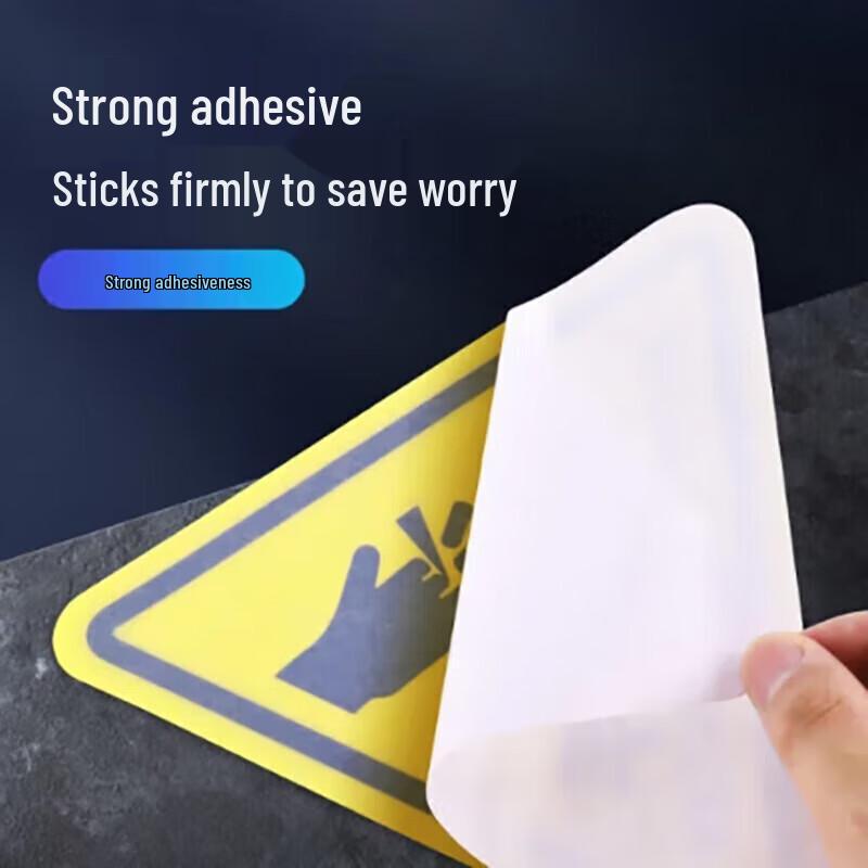 Electric Hazard Triangle Warning Sticker