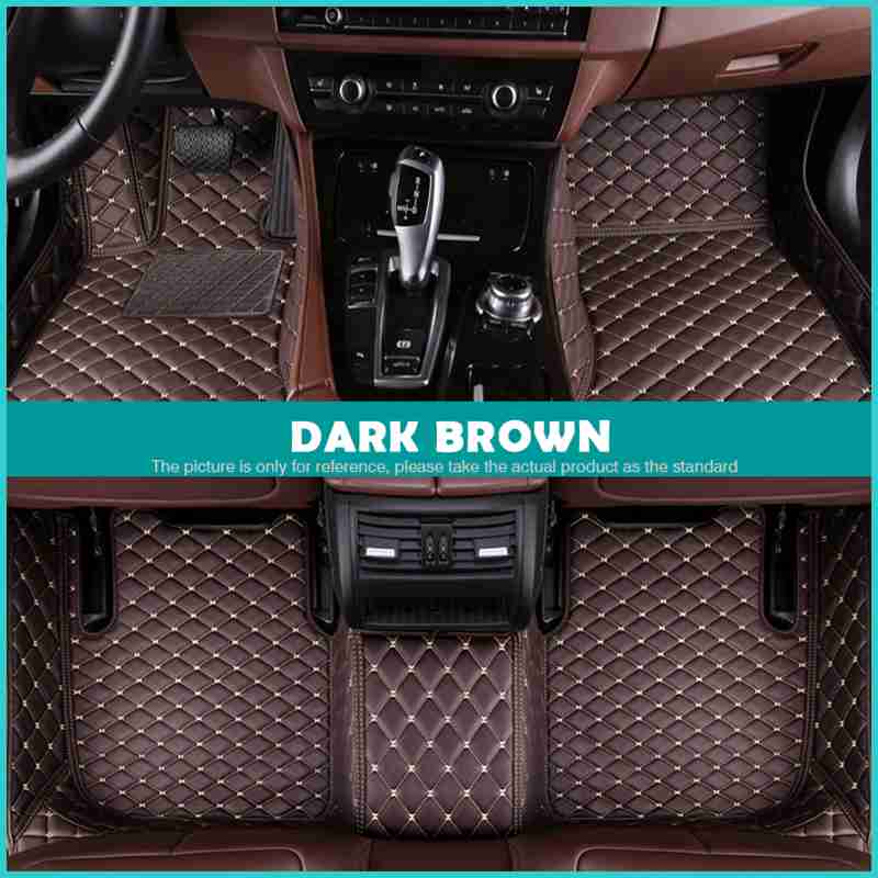 Car floor mats for Toyota SEQUOIA Seven Seats 2008 2009 2010  auto foot Pads automobile carpet cover interior accessories