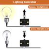 BHBL 8 Pieces Cabinet Lamp Switch Automatic Door Switch Contact Switch for Wardrobe Applicable To 12V 24V 110V(Black)