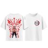 Anime Demon Slayer Hashibira Inosuke T-shirt Men and Women Summer Cotton Clothing Fashion Breathable Anime Fans Short Sleeve Top