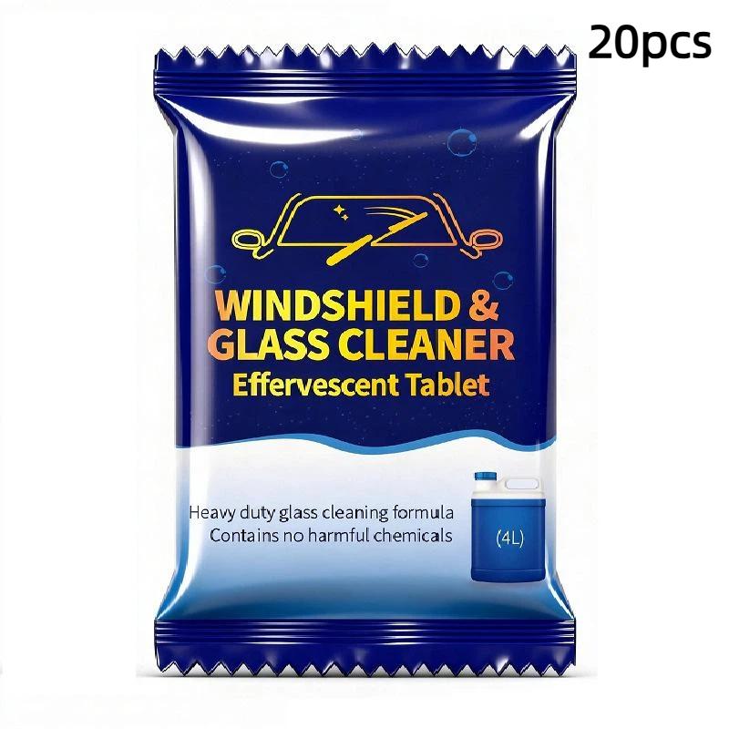 Car Windshield Washer Effervescent Tablets Liquid Replacement Concentrated 10/20/100 PCS Strong Cleaning for Autos