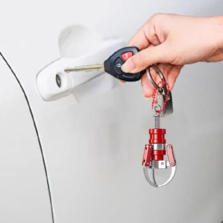 Kreativní klíčenka se zamykacím drápem ABS Stroj na panenky Uchopovací klip Klíčenka Přenosný Stlačovací design Hračka Dárek Vhodné pro každodenní použití