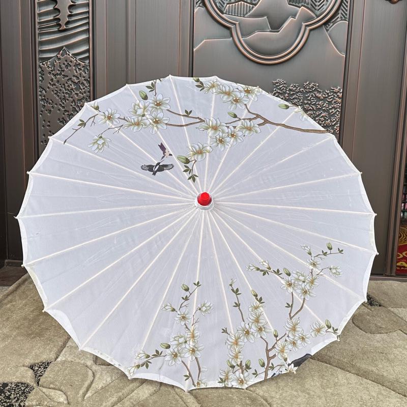 

Зонт из промасленной бумаги в китайском стиле для ханьфу, фотосессий и танцевального реквизита 70cm Diameter