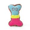 1pc Dog Squeaky Toys Bones Plush Chew Toy for Small Medium Breed Aggressive Chewer Puppy Playing Cleaning Teeth Pet Supplies