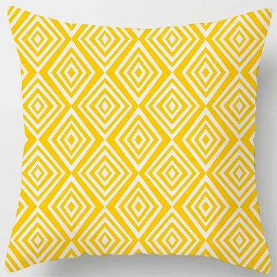 Heimdekoration Bunte Blumen- und Geometrische Muster Muster Kissenbezug Geeignet für Sofa Schlafzimmer Auto Kissenbezug