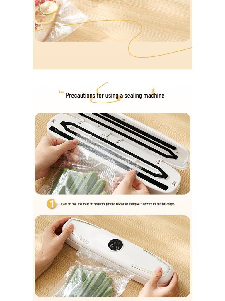 Mini Household Vacuum Sealer for Food Preservation