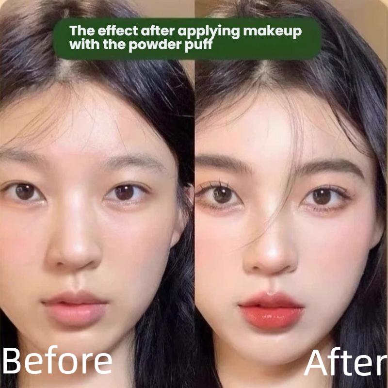 Tropfenförmiger Puderquaste, weicher Make-up-Puff mit Luftpolster, sowohl trocken als auch nass
