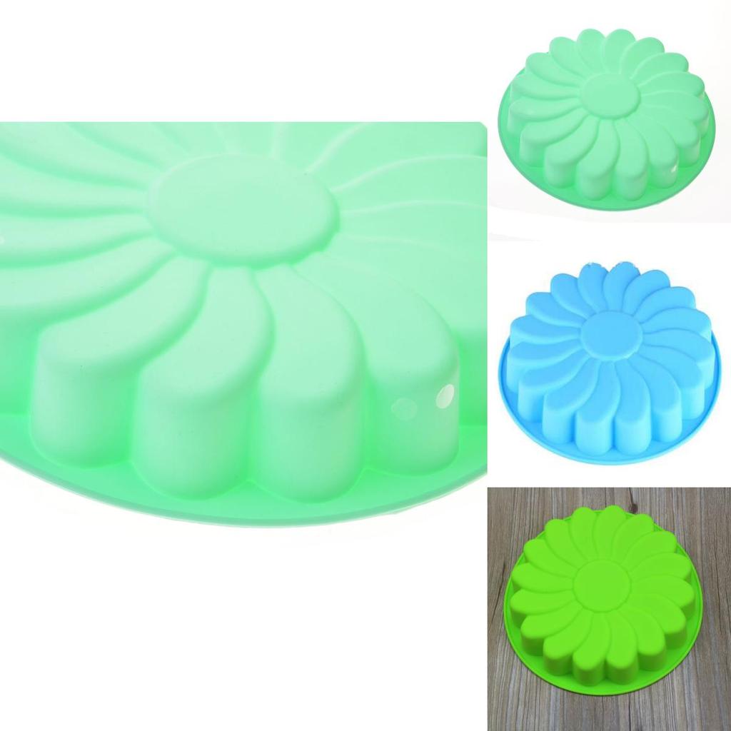 Premium Silicone Round Flower Cake Mould For Delicious Cakes And Confections