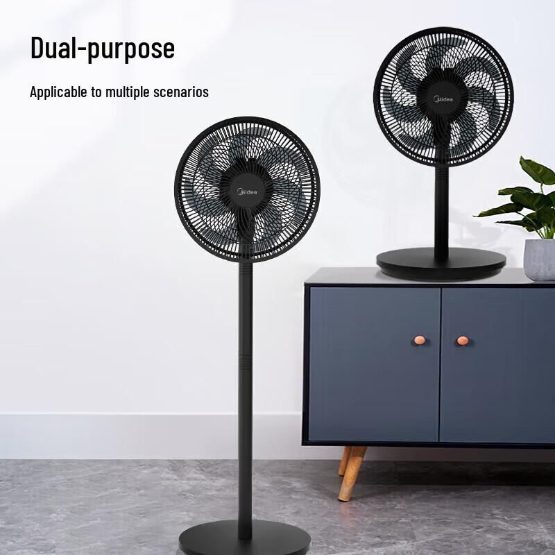 Midea SAF30AB Dual-Use Stand/Table Fan CN plug (adapter included)