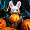 Halloween Spooky Plush Mask Lifelike Appearance Appropriate Size Halloween Props for Horror Themed P