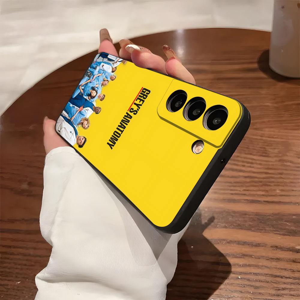 Hot TV Greys Anatomy Phone Case For Samsung S26 S25 S24 FE S23 S22 S21 Plus S20 Ultra Note20Ultra Black Soft Shell