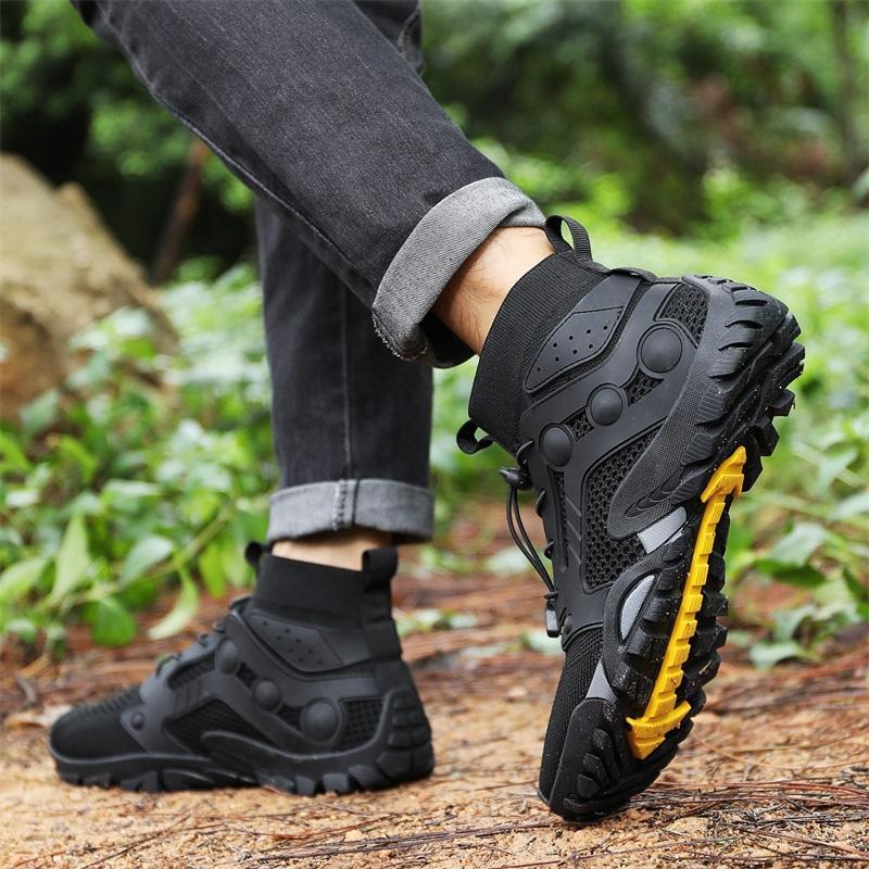 Fashion Hiking Shoes for Men Trekking Sneskers Outdoor Wading Aqua Shoes Mesh Quick Drying Ankle Boots Women Water Mountain Hiking Soft