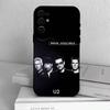 Custodia per Telefono Band UU-U2 Per Samsung S25,S24,S21,S22,S23,S30,Ultra,S20,Plus,Fe,Copertura Nera in Morbido Silicone