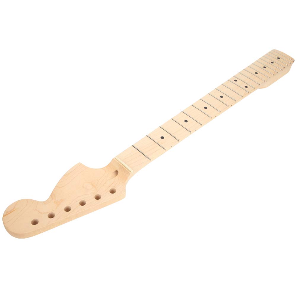 CHICIRIS Guitar Neck Wood Color Electric Guitar Parts Exquisite Skill Practical Smooth Concert Music Lover