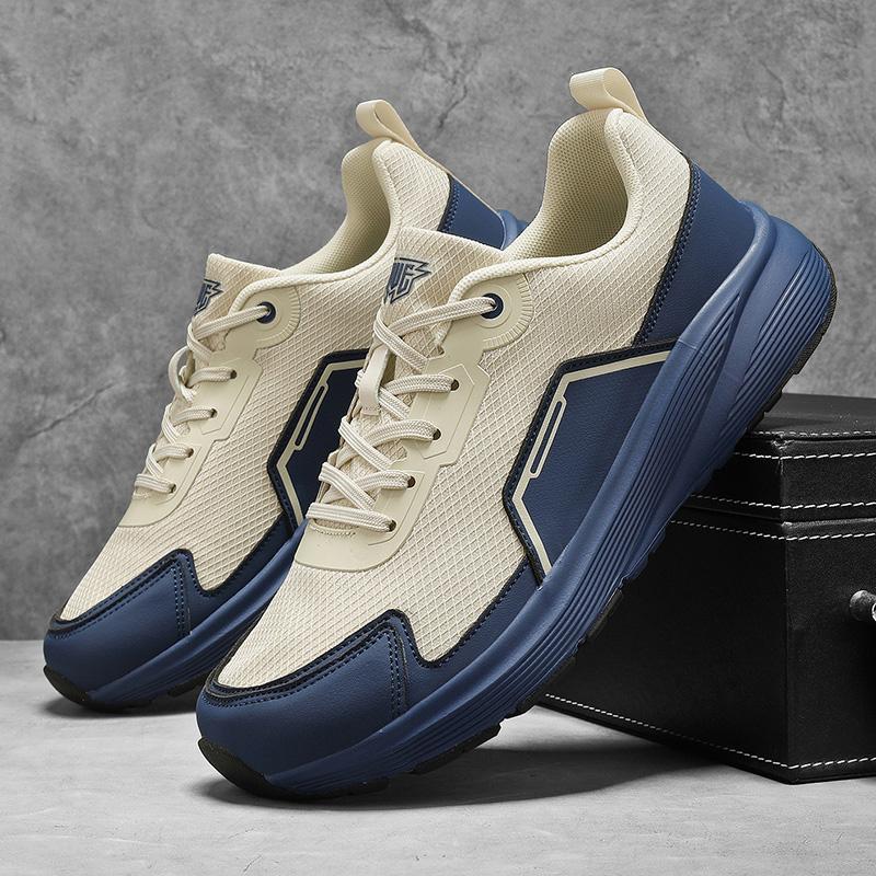 Men'S Summer Casual Sports Shoes Versatile Fashion Breathable Comfortable Soft Soled Mesh Outdoor Non Slip Sports Running Shoes