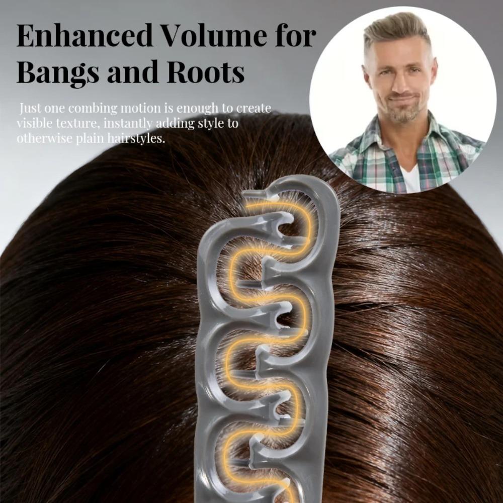 New Fluffy Texture Styling Comb Fluffy Hair Root Clip Men's and Women's Styling Hair Seam Bangs Hair Comb Hairdressing Tool Set