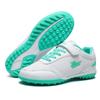 Football Shoes Children Boys and Girls TF Shredded Nails Velcro Elementary and Secondary School Students Training Competition Sports Shoes