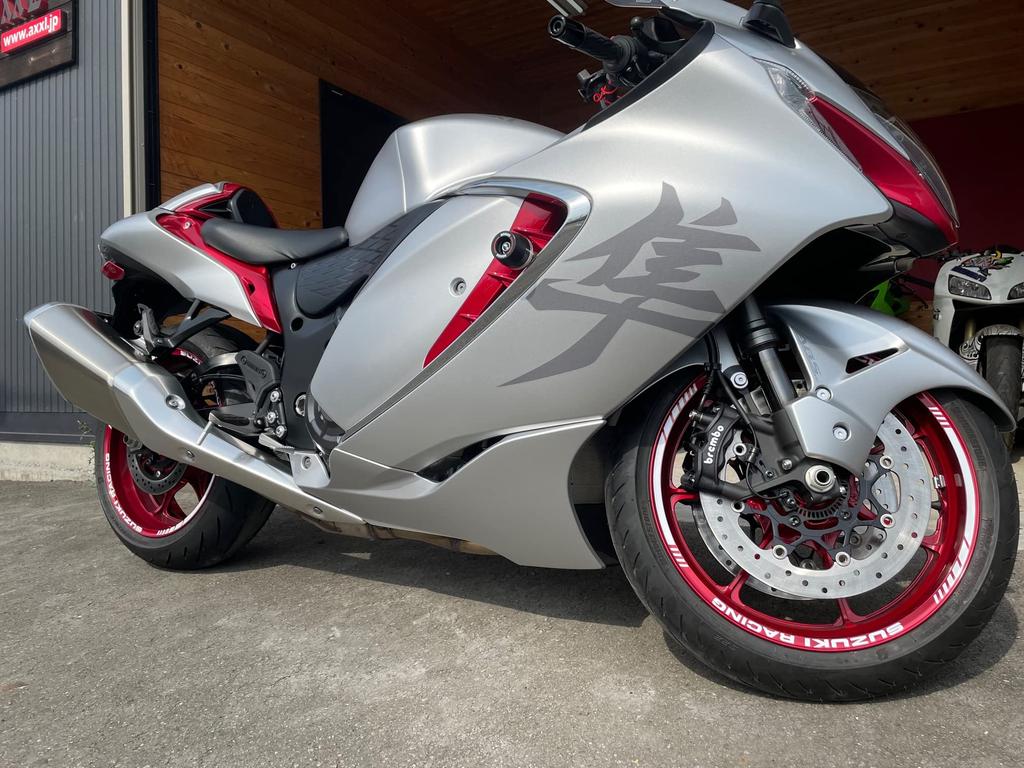 AxxL Custom Motorcycle Rim Stickers for Suzuki Racing 17-inch SP6-S (Sky Blue)