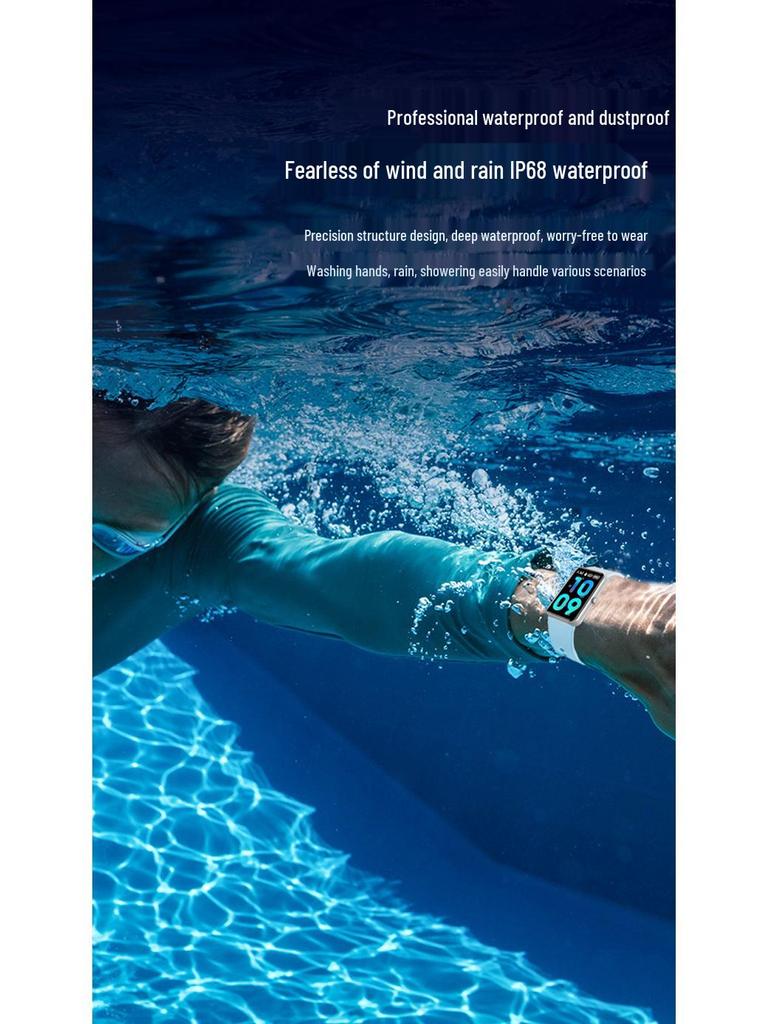 M2 Long Battery Waterproof Sports Smartwatch with NFC & Bluetooth for Health Monitoring