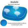 Egg Sitter Seat Cushion Coussin orthopédique de siège de gel nid d'abeille respirable Coussin de confort en mousse mémoire Coussin d