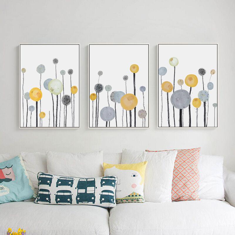 Modern Abstract Flowers Home Decoration Wall Art Canvas Painting Nordic Posters and Prints Wall Pictures for Living Room Decor
