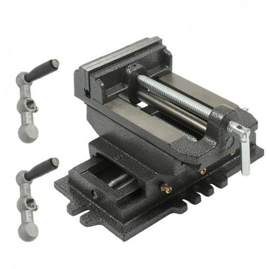 Heavy Duty 3"/4"/5"/6" Cross Drill Press Vise Slide Milling 2 Way X-Y Clamp