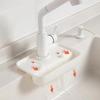 Silicone Faucet Mat Sink Tray Soap Dispenser Sponge Drain Pad Sink Splash Drying Mat Countertop Storage Tray Kitchen Accessories