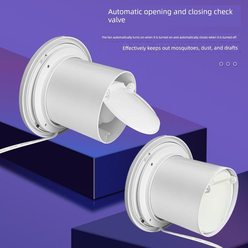 Exhaust Fan for Bathroom, Powerful Silent Household Wall-Mounted Window Duct Exhaust Fan, Toilet Exhaust Fan