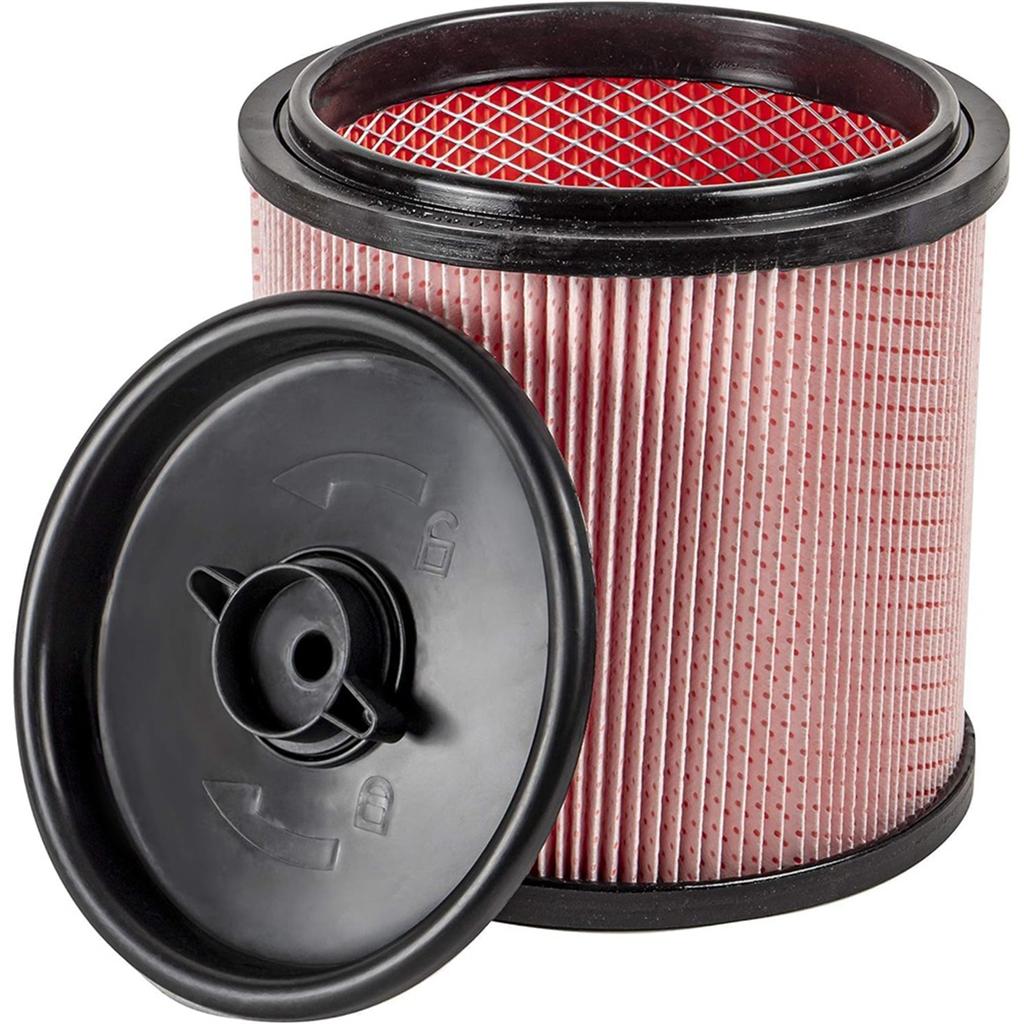 HEPA Filter for Vacmaster Fine Dust Cartridge Filter & Retainer 5 To 20 Gallon Wet/Dry Vacs, VCFF