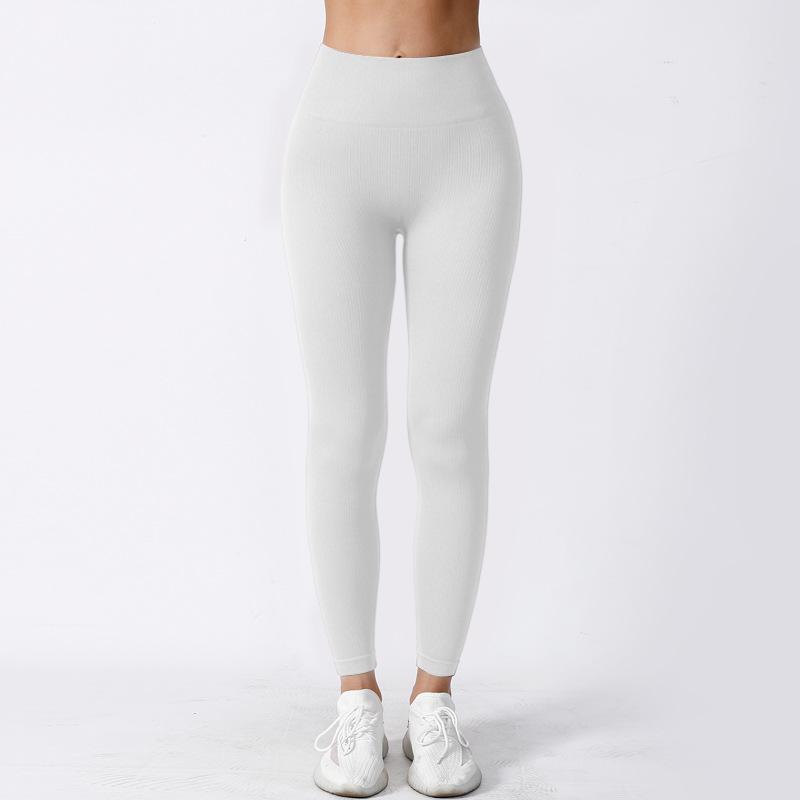 Yingshang Women's High Waist Seamless Yoga Pants - Hip Lift, Tight, High Elastic, Perfect for Running and Fitness, Autumn Wear.