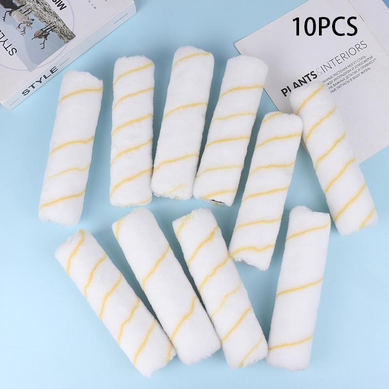 "10Pcs 9"" Microfiber Roller Cover Sleeves Smooth And Even Paint Application - Painting Accessories"