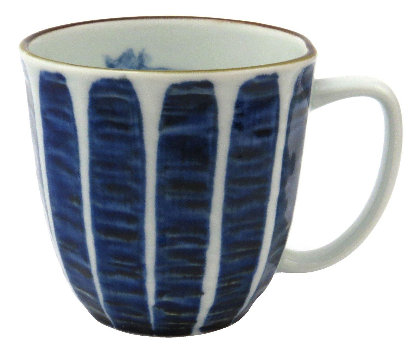 

Hasami Ware Tateyama Bake Landscape Lightly Mug Blue синий