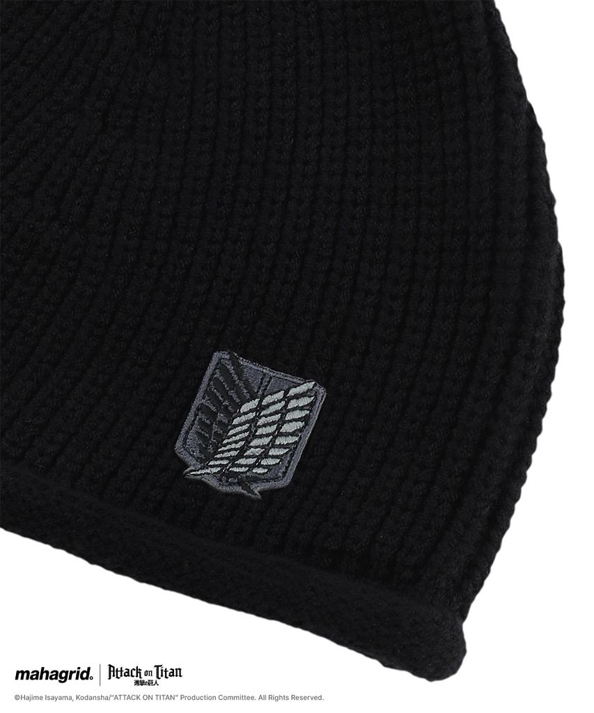 MAHAGRID [Attack On Titan] Scout Roll Beanie Black(Mg2Gmmab21T)