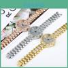 Roman Style Ladies Watch With Quartz Movement And Sparkling Full Star Dial For Gift
