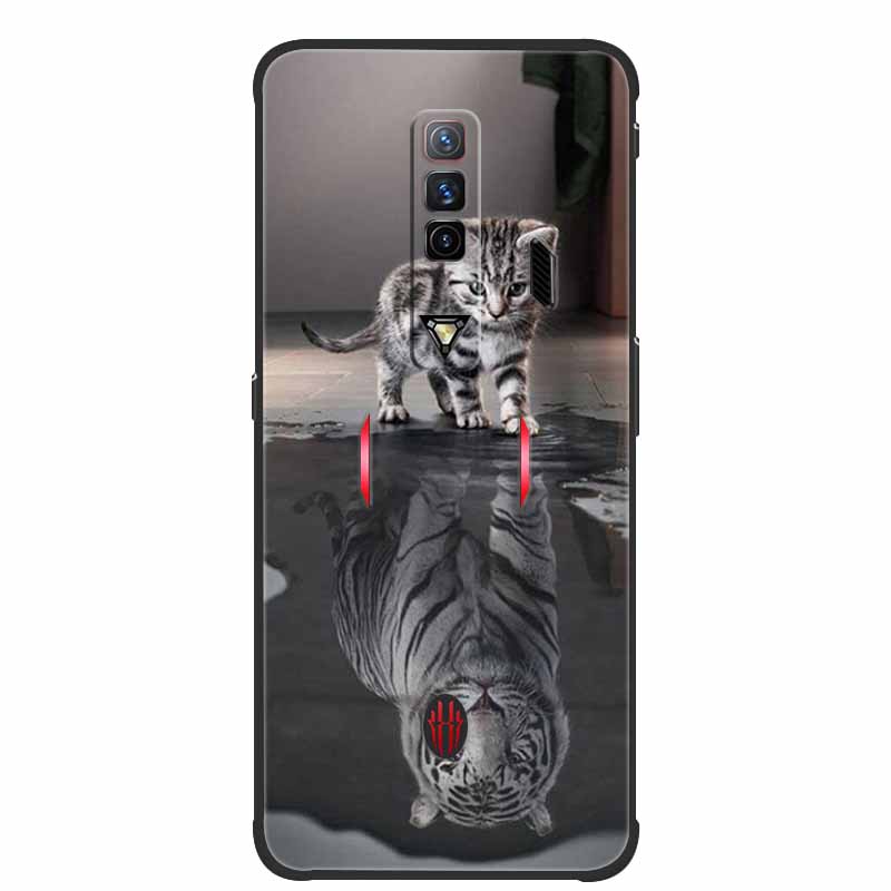For ZTE Nubia Red Magic 7 Cases 7Pro Fashion Soft TPU Silicone Back Cover For Redmagic 7 Pro Phone Cases Shockproof Fundas 2022