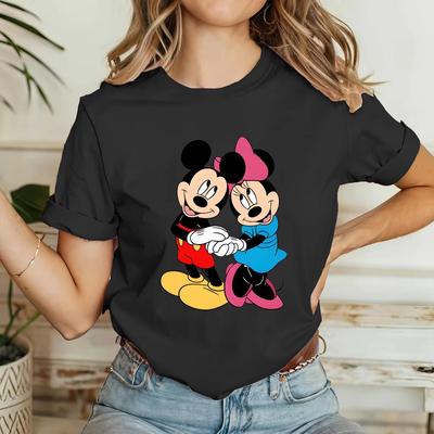 CoolTrendy Casual Print Cute Shortsleeved Tshirt Casual Fashion Elegant Top Family Party Camping