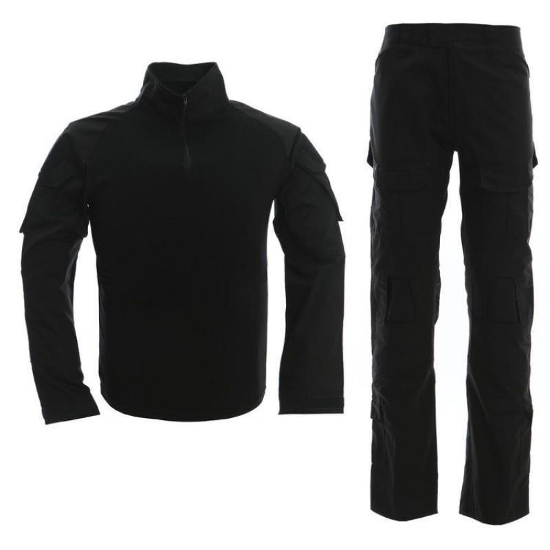 Taktischer Langarm Camouflage Trainingsanzug Outdoor Fitness Militärstil Workout Ausrüstung Atmungsaktiv Langlebig