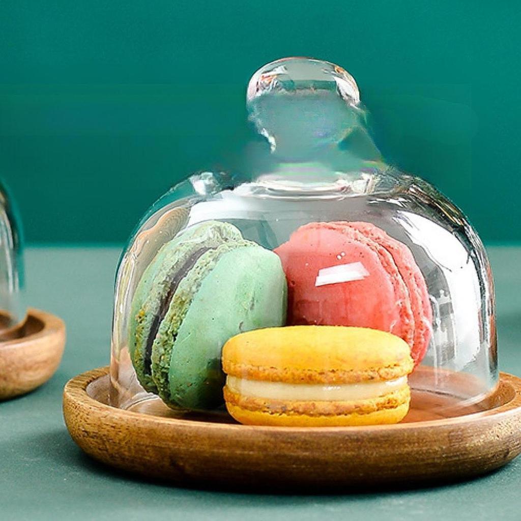 Dessert Glass Cover Reusable Plate Serving Cover for Outdoor Indoor BBQ Pool Kitchen Tools