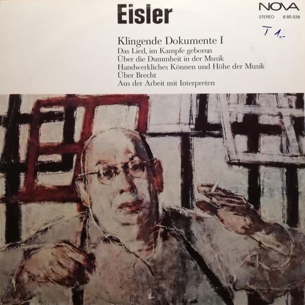 

LP Record HANNS EISLER Klingende Dokumente I 885039 NOVA 1973 Germany Classical Used