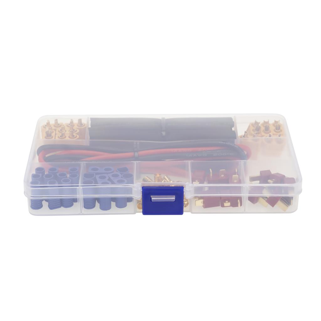 T Plug EC3 XT60 Male / Female Connector 14AWG Silicone Wire Heat Shrink Tubes for RC FPV Drone Car Lipo Battery