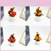 5 Pcs Pumpkin Plush Twisted Stick Potted For Home And Gift Use