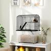 Three Tier Gerbil Cage Hamster Cage For Dwarf Hamster W Wheels Deep Bottom Food Dish Water Bottle